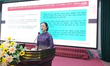 Phó Chủ tịch Trương Thị Ngọc Ánh dự Hội nghị tập huấn thông tin tuyên truyền về công tác dân tộc