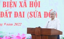UBTƯ MTTQ Việt Nam tổ chức Hội nghị trực tuyến phản biện xã hội đối với Dự án Luật Đất đai (sửa đổi)