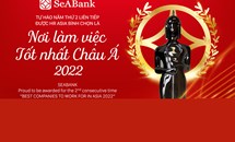 SeABank năm thứ 2 liên tiếp được vinh danh “Nơi làm việc tốt nhất châu Á”