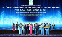 Nhiều thương hiệu thuộc Tập đoàn BRG được vinh danh “Thương hiệu Quốc gia Việt Nam năm 2022”  ​