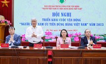 MTTQ Việt Nam đẩy mạnh thực hiện cuộc vận động “Người Việt Nam ưu tiên dùng hàng Việt Nam”