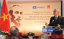 Kỷ niệm 35 năm UNESCO tôn vinh Chủ tịch Hồ Chí Minh tại Pháp
