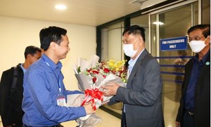 Đoàn đại biểu cấp cao Hội đồng Quốc gia Mặt trận Đoàn kết Phát triển Tổ quốc Campuchia thăm và làm việc tại Việt Nam 