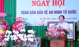 Phó Chủ tịch - Tổng Thư ký Lê Tiến Châu: Để Ngày hội Toàn dân bảo vệ an ninh Tổ quốc thực sự là ngày hội của nhân dân