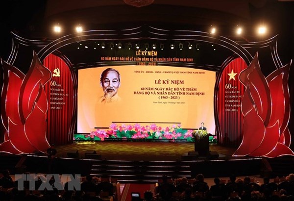 Chủ tịch nước: Nam Định phấn đấu trở thành tỉnh giàu như lời Bác dạy
