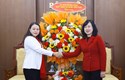 Phó Chủ tịch - Tổng Thư ký Nguyễn Thị Thu Hà thăm, chúc mừng ngành Y tế nhân Ngày Thầy thuốc Việt Nam