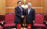 Chủ tịch Đỗ Văn Chiến tiếp Chủ nhiệm Ủy ban Kinh tế Chính hiệp toàn quốc Trung Quốc Vương Quốc Sinh
