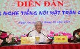 Chủ tịch Đỗ Văn Chiến tham dự diễn đàn 'Lắng nghe tiếng nói Mặt trận cơ sở' tại Nghệ An