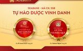 SeABank nhận giải thưởng Top 50 công ty đại chúng uy tín và hiệu quả