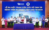 BVĐK Tâm Anh triển khai Trạm cấp cứu vệ tinh 115, đóng góp năng lực cấp cứu đột quỵ cho TP Hồ Chí Minh