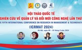 Trường Đại học Điện lực đồng tổ chức Hội thảo Quốc tế Nghiên cứu về Quản lý và Đổi mới công nghệ 2024 