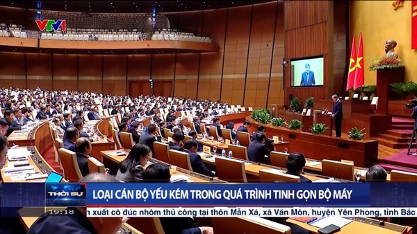 Loại cán bộ yếu kém trong quá trình tinh gọn bộ máy